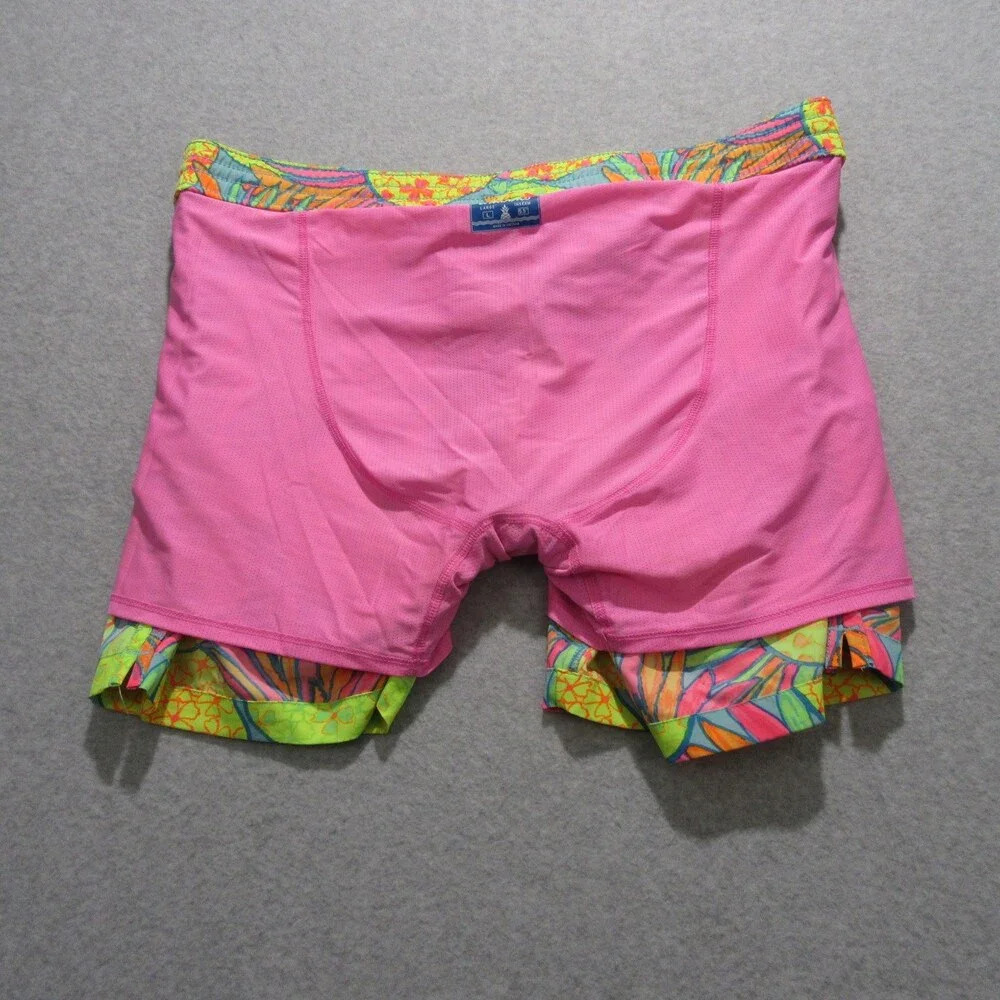 Chubbies Mens Swim Trunks‎ L x 6 Multicolored Floral Stretch Unknown Drawstring